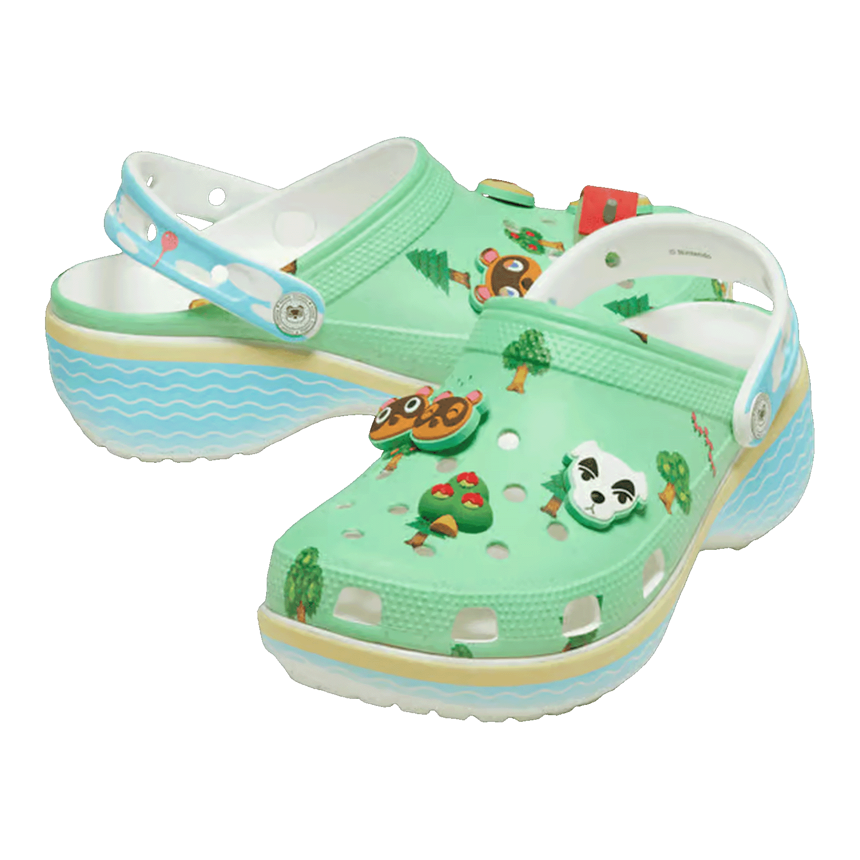 Crocs Classic Platform Clog Animal Crossing (W) Side