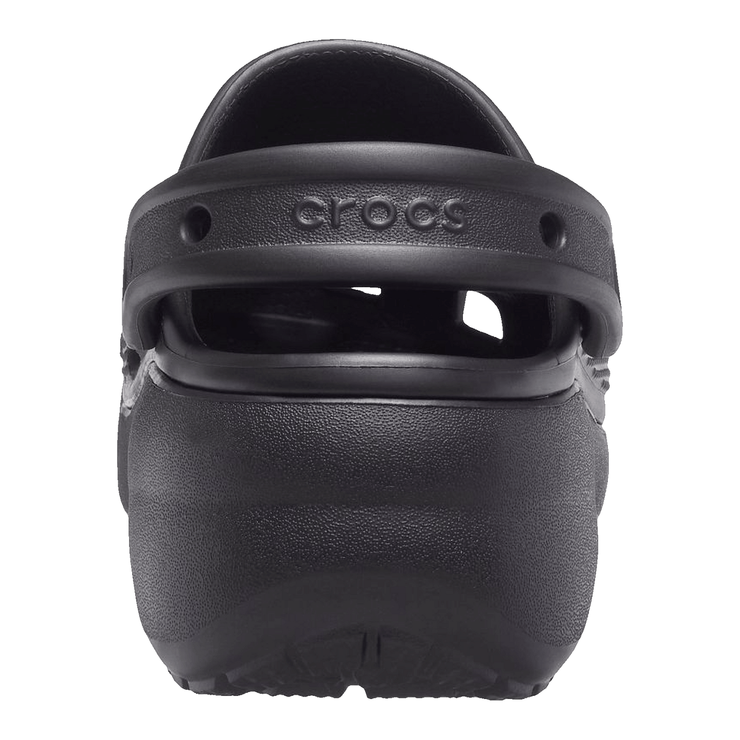 Crocs Classic Platform Clog Black (W) Back