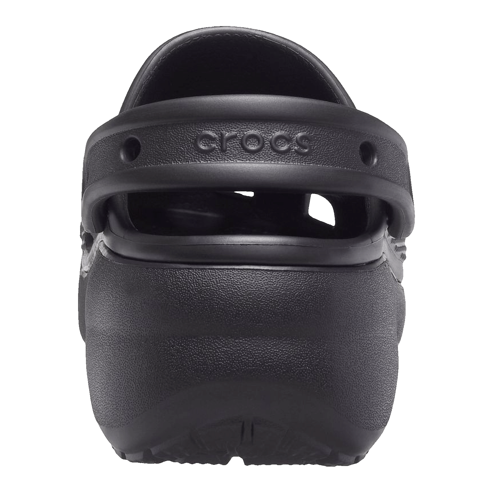 Crocs Classic Platform Clog Black (W) Back