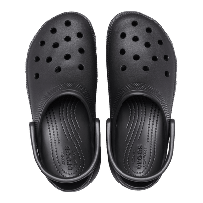 Crocs Classic Platform Clog Black (W) Oben