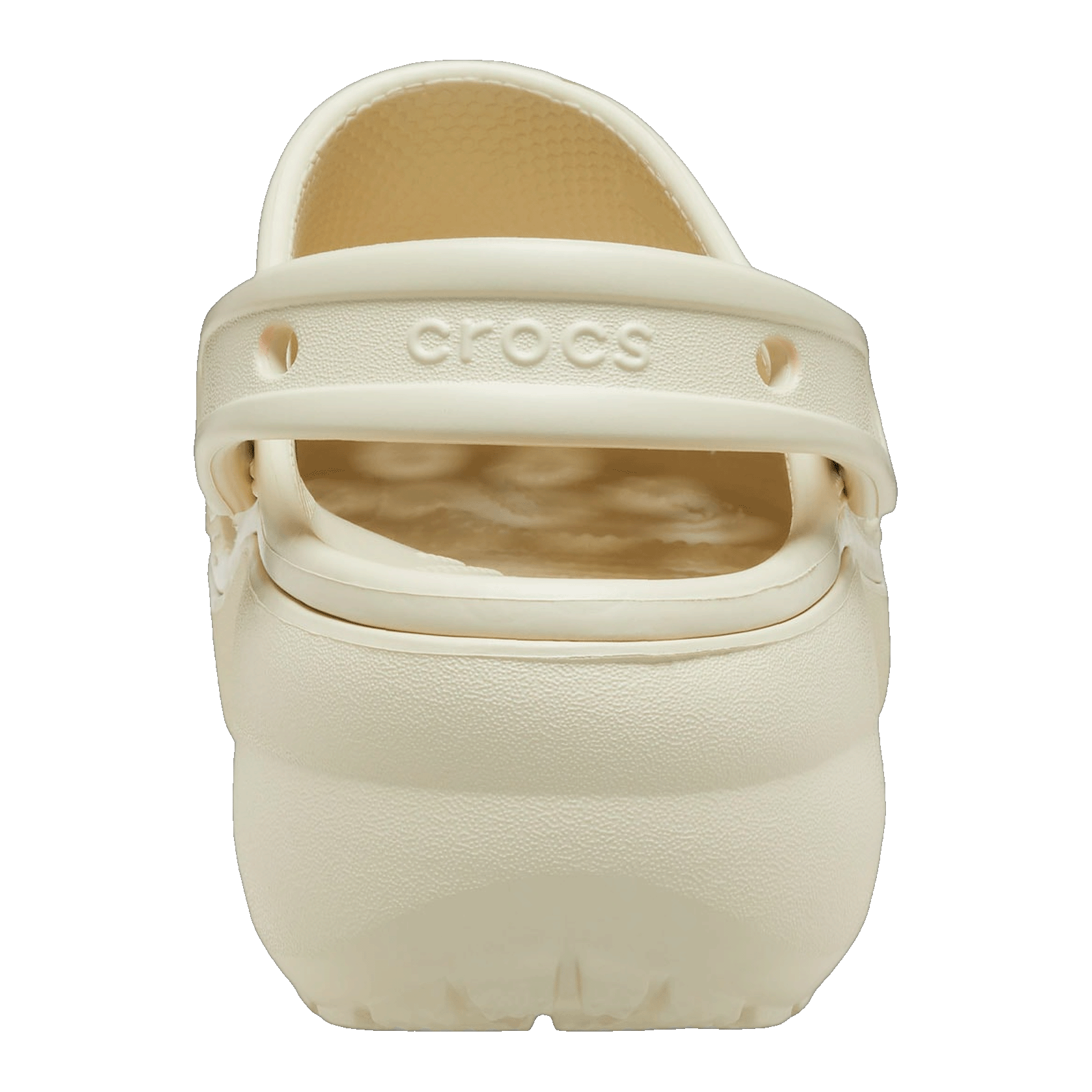 Crocs Classic Platform Clog Bone (W) Back