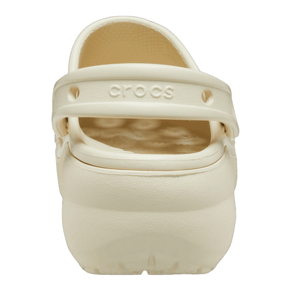 Crocs Classic Platform Clog Bone (W) Back