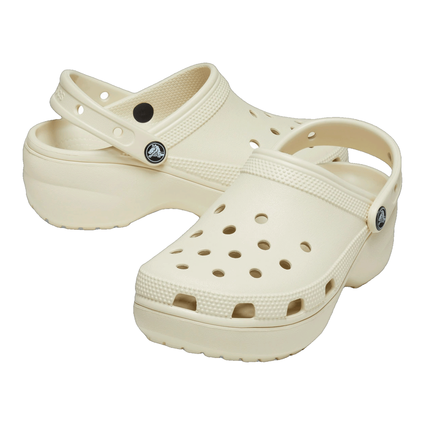 Crocs Classic Platform Clog Bone (W) Side