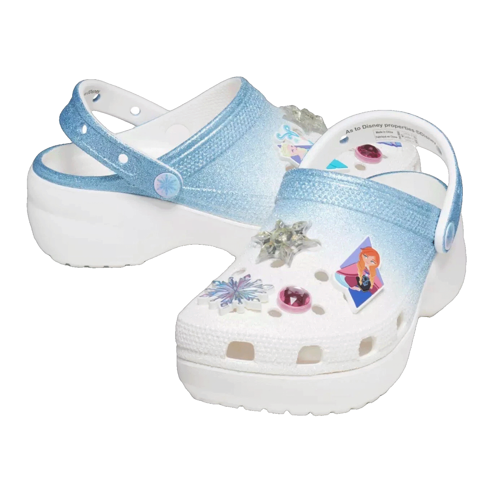 Crocs Classic Platform Clog Disney Frozen (W) Side