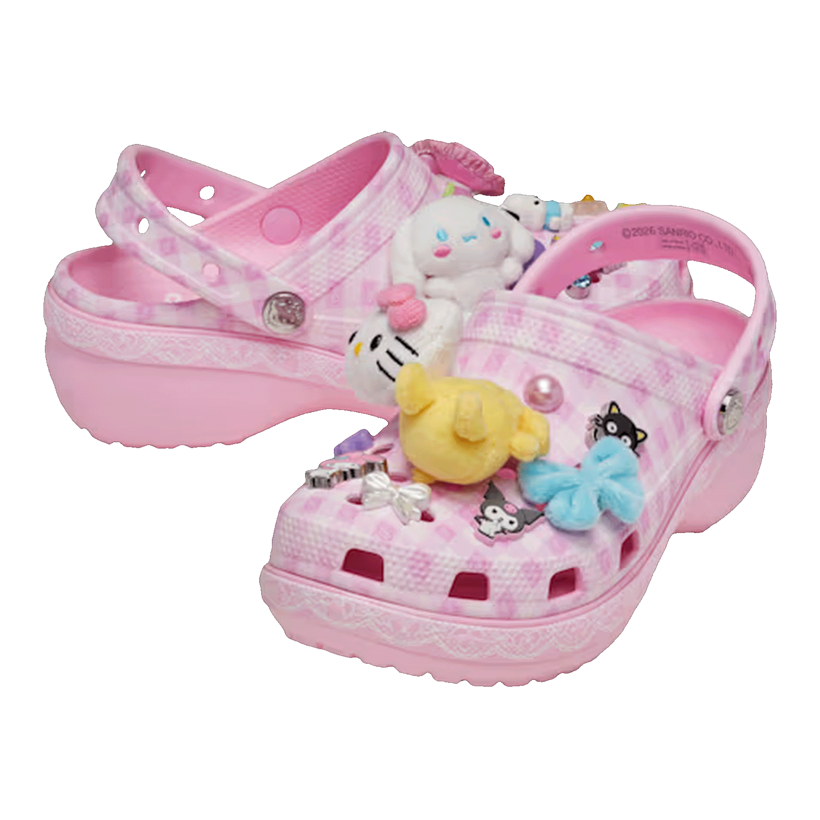 Crocs Classic Platform Clog Hello Kitty and Friends (W) Side 212683-90H