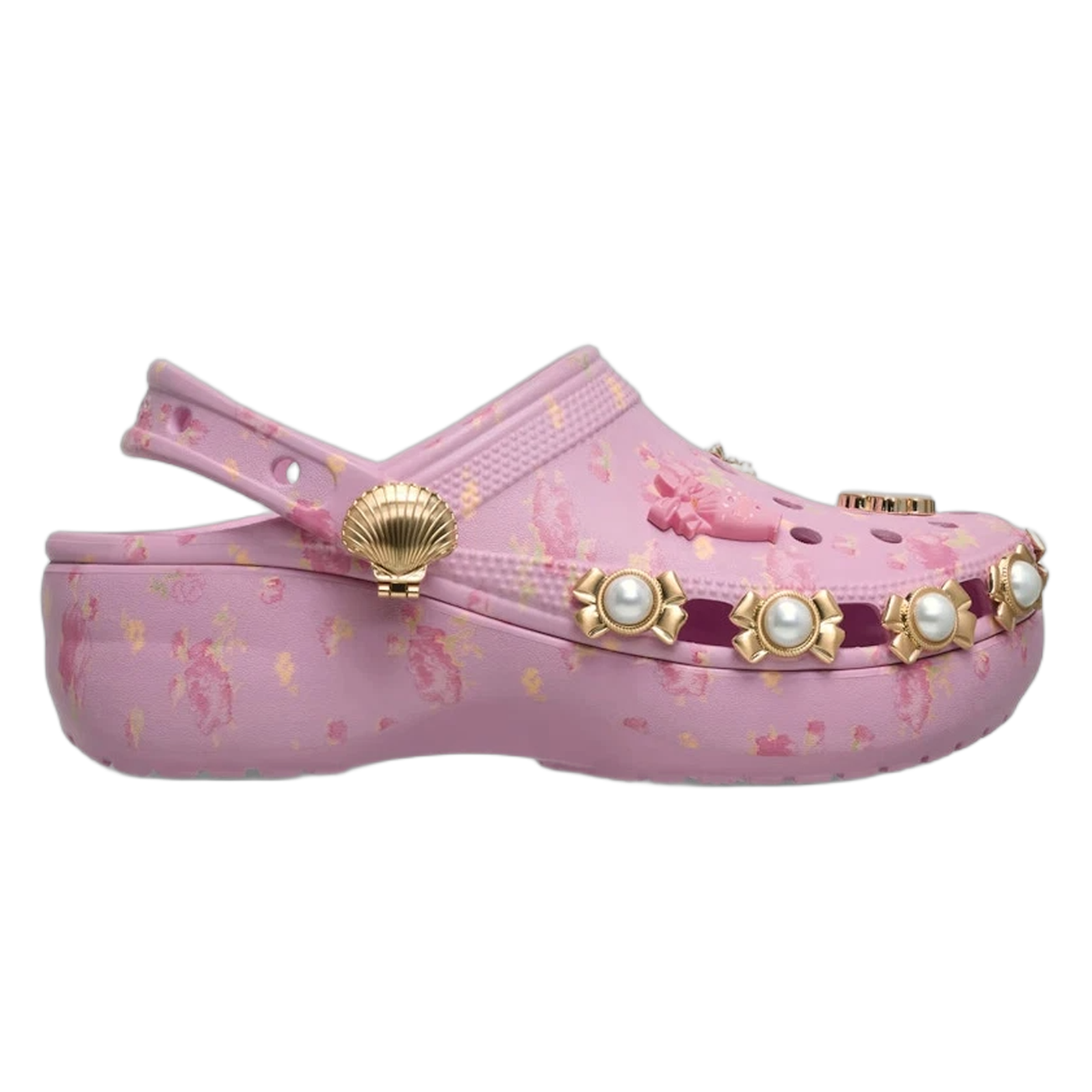 Crocs Classic Platform Clog LoveShackFancy Ballerina Pink (W) 212788-6GD
