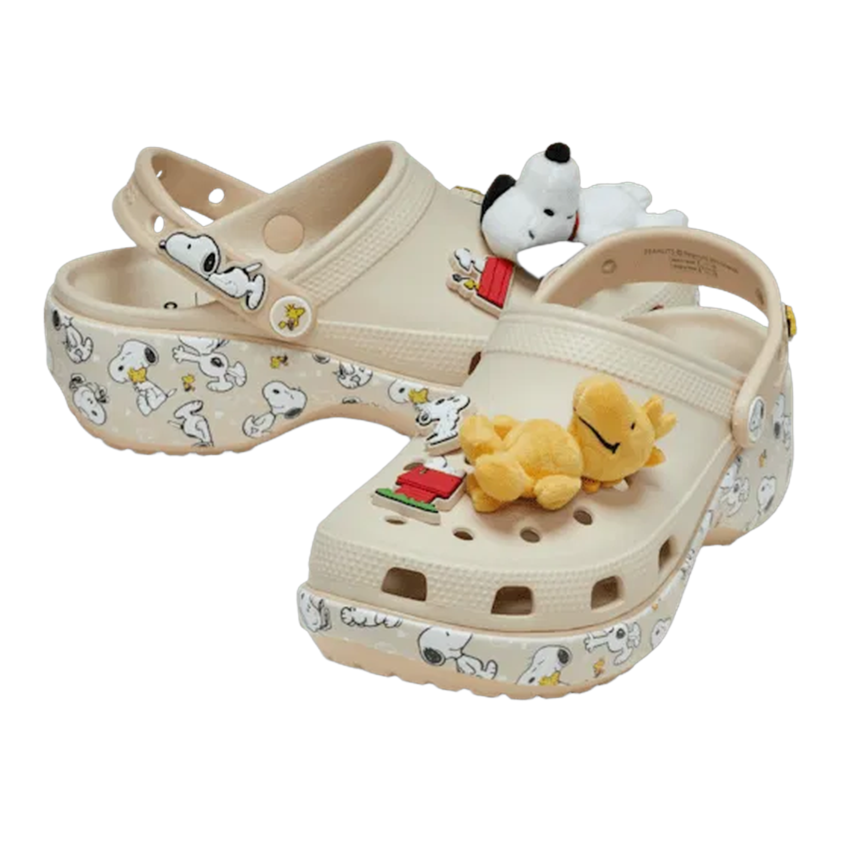 Crocs Classic Platform Clog Peanuts (W) Side 212118-90H