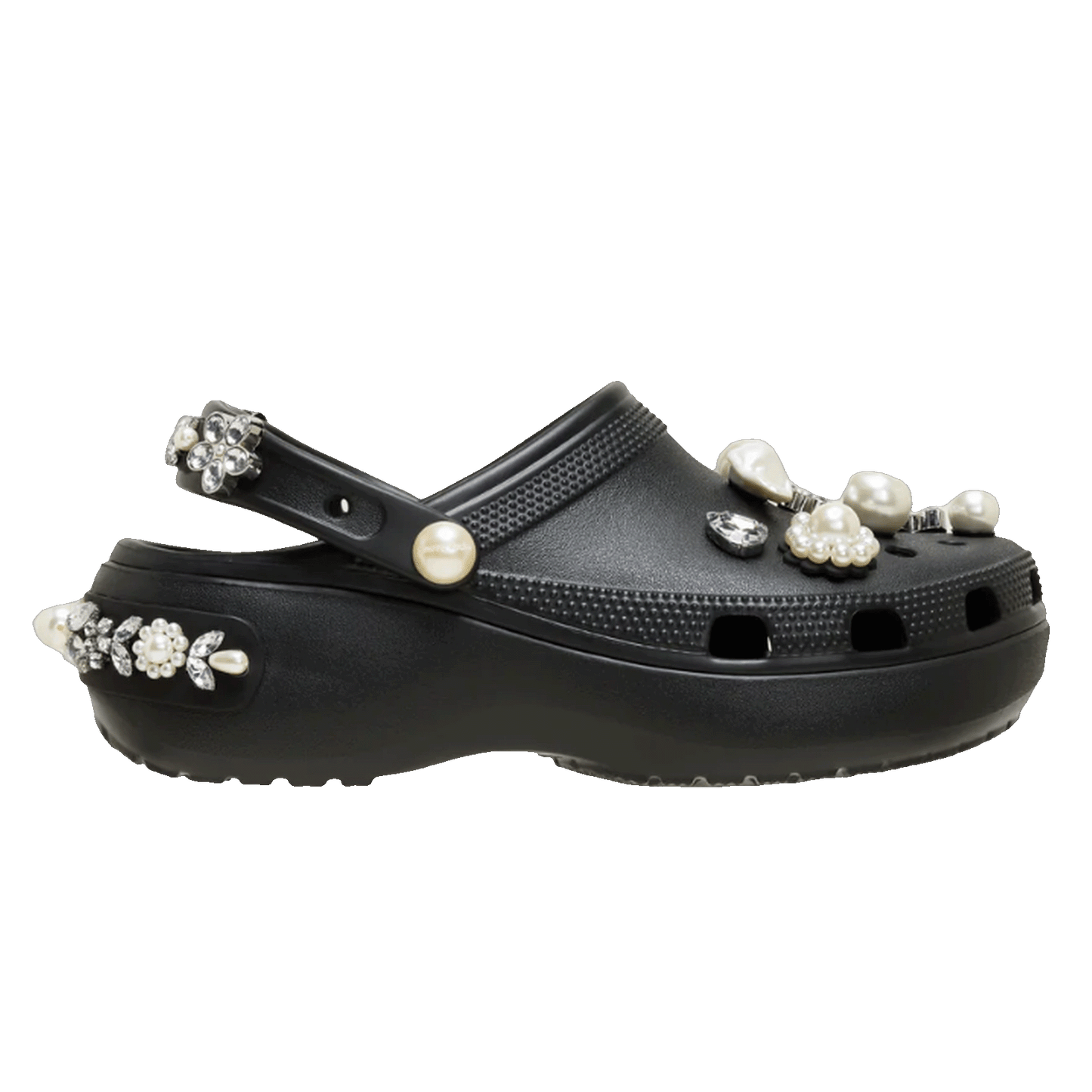 Crocs Classic Platform Clog Simone Rocha Black (W)