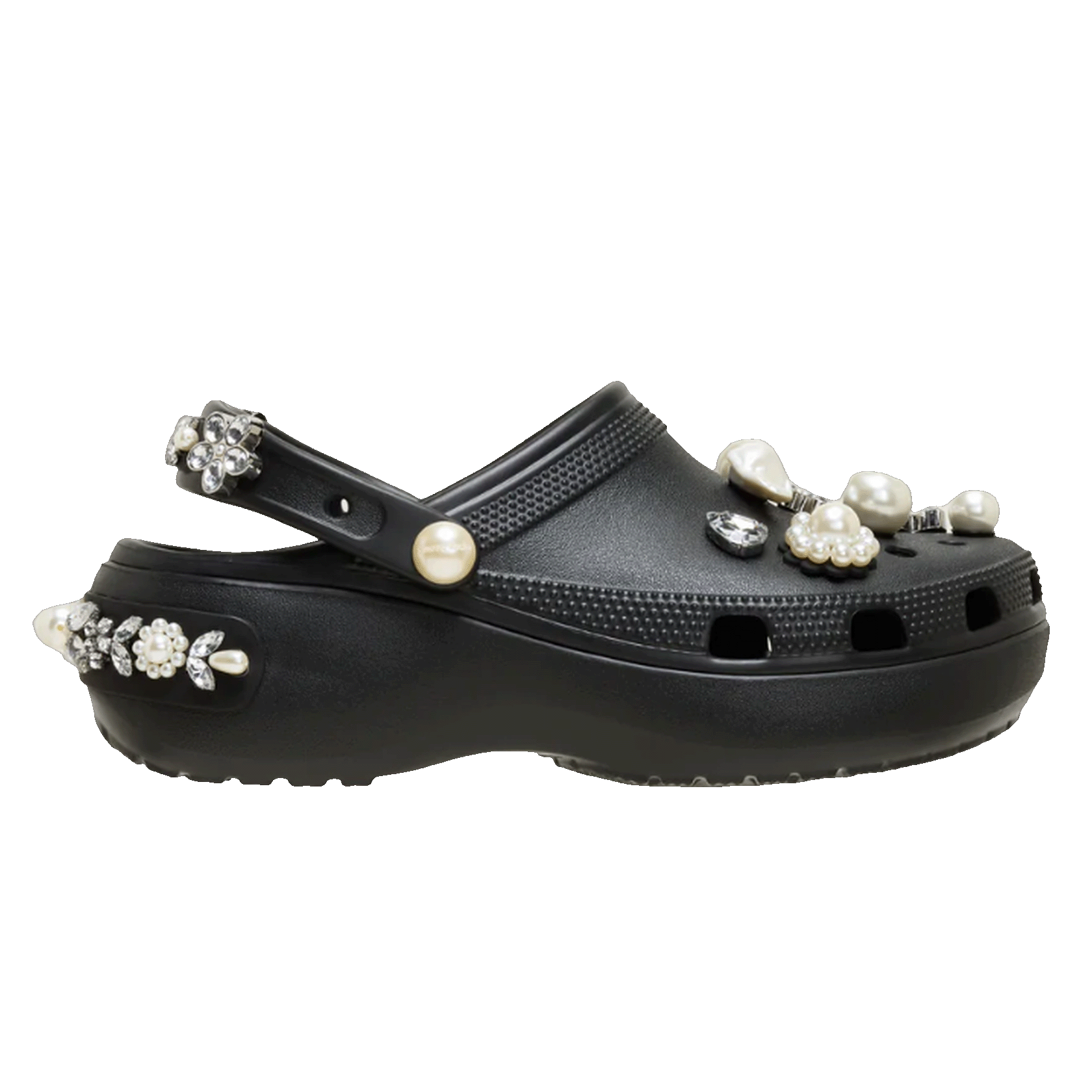 Crocs Classic Platform Clog Simone Rocha Black (W)