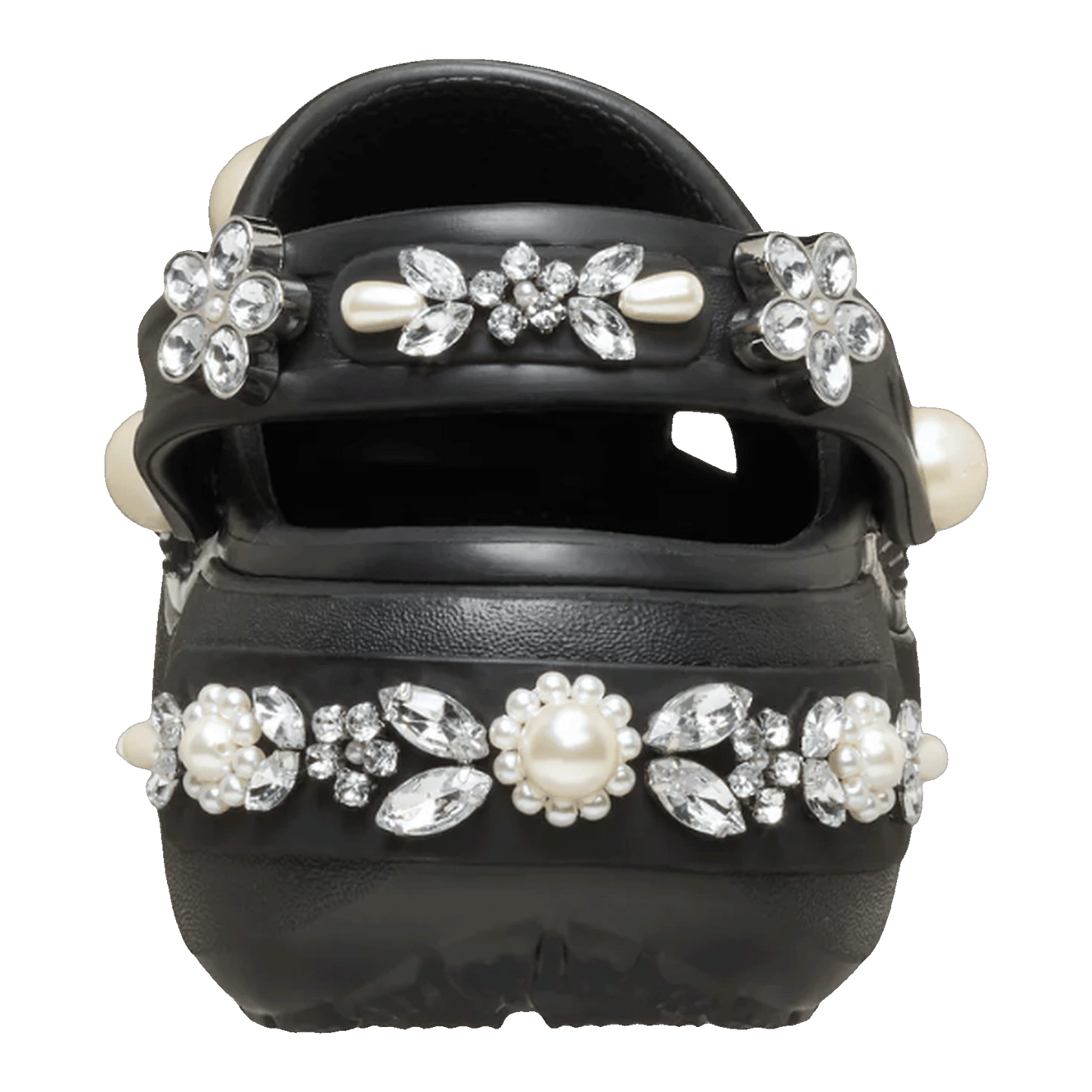 Crocs Classic Platform Clog Simone Rocha Black (W) Back