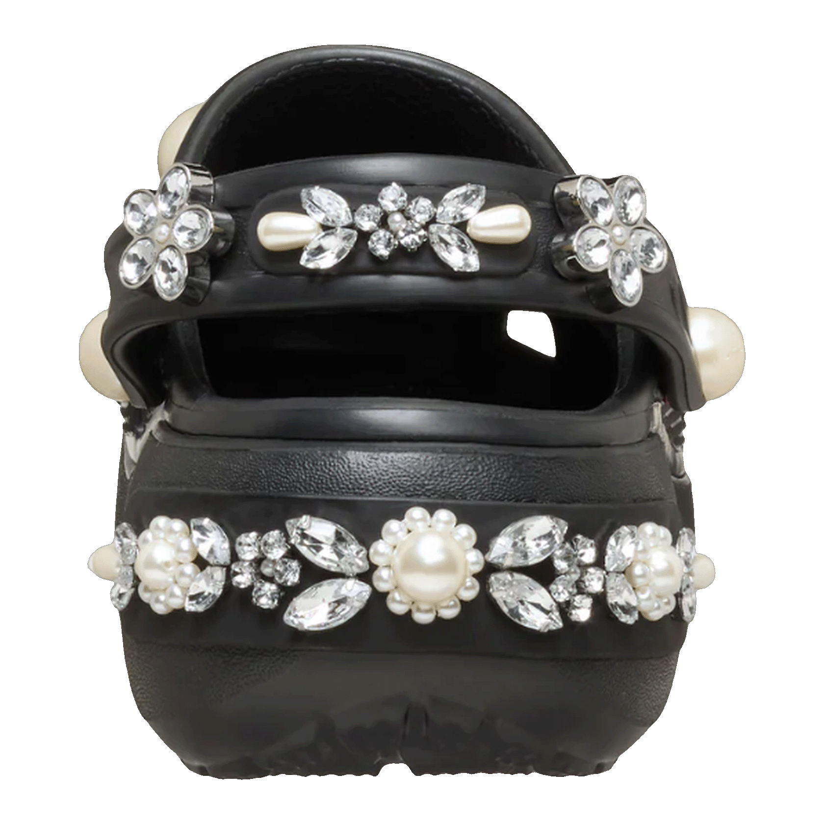 Crocs Classic Platform Clog Simone Rocha Black (W) Back