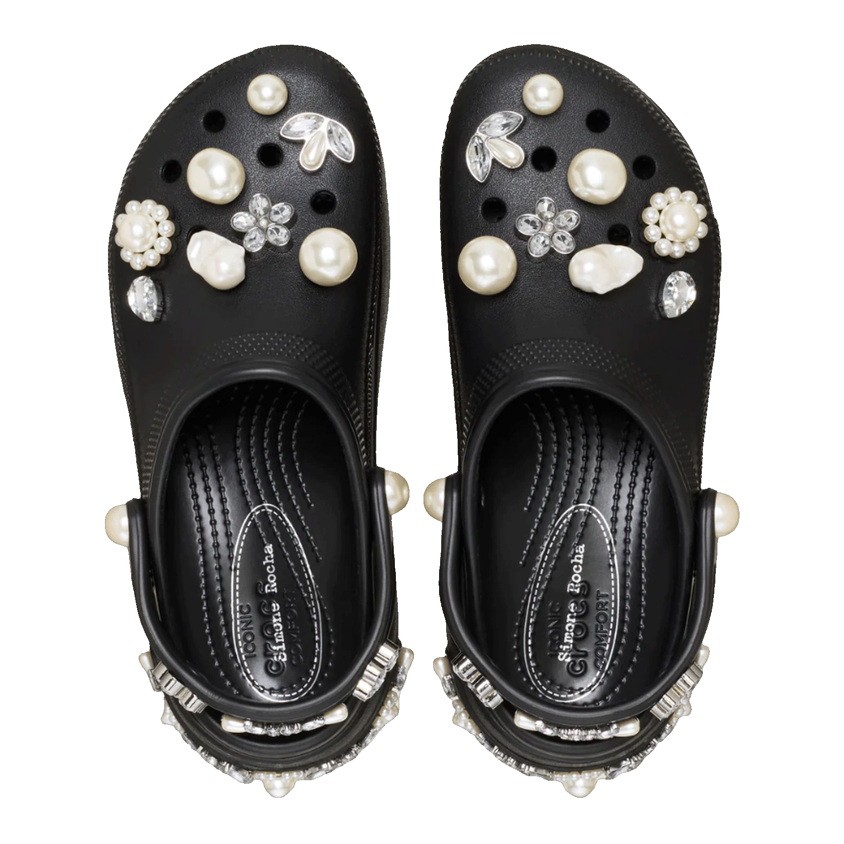 Crocs Classic Platform Clog Simone Rocha Black (W) Oben