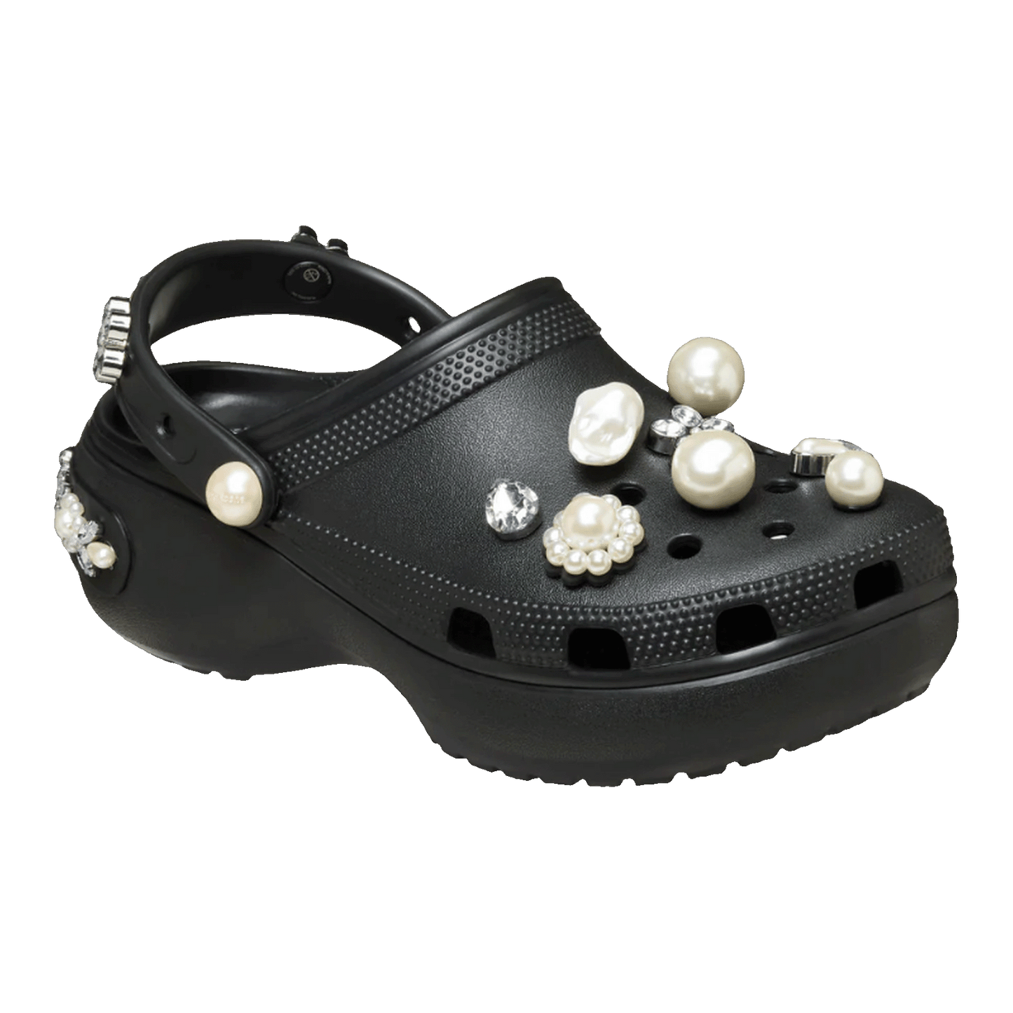 Crocs Classic Platform Clog Simone Rocha Black (W) Side