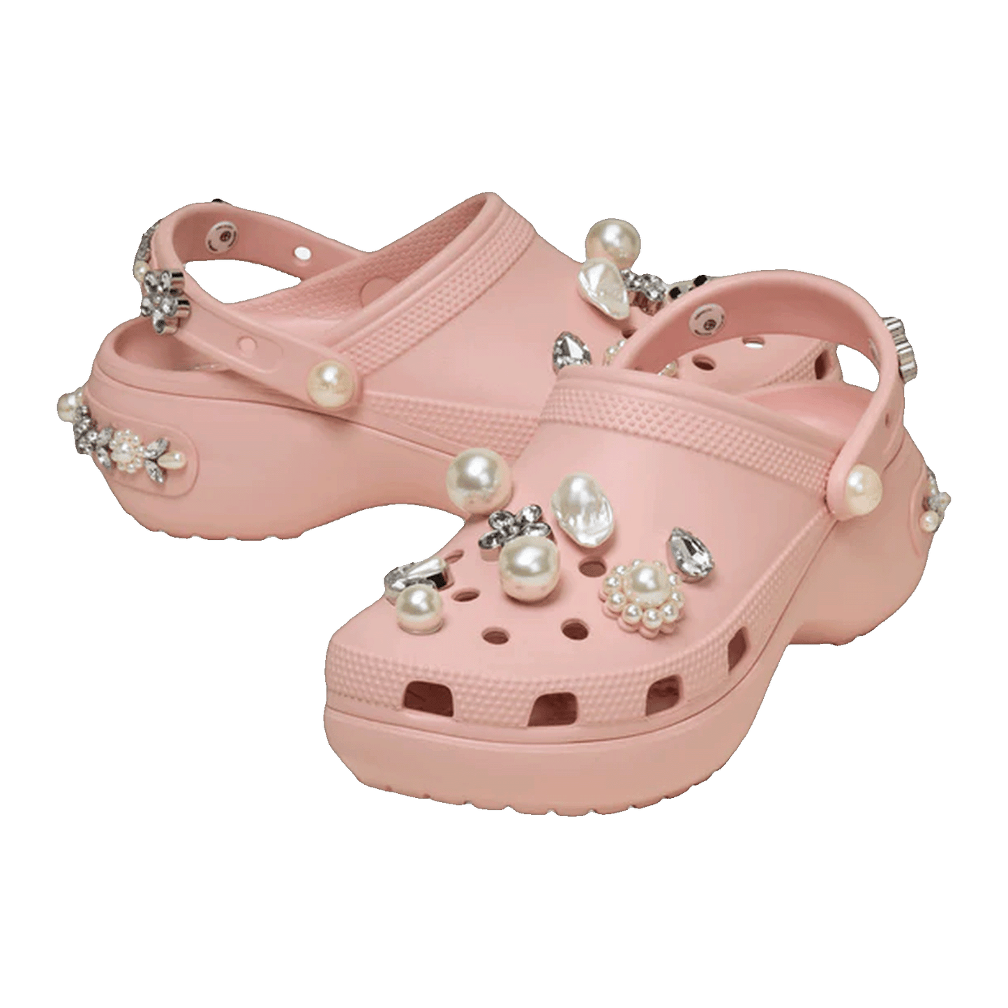 Crocs Classic Platform Clog Simone Rocha Pink Rose (W) Side