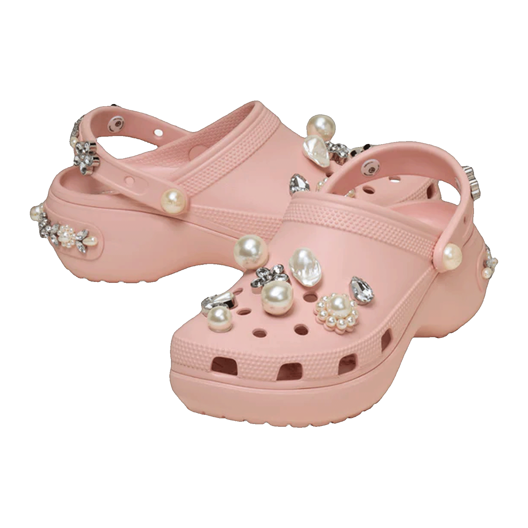 Crocs Classic Platform Clog Simone Rocha Pink Rose (W) Side