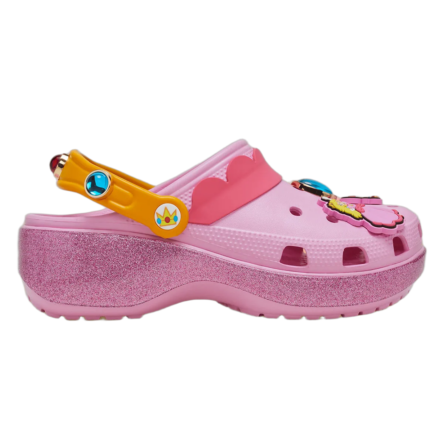 Crocs Classic Platform Clog Super Mario Bros. Princess Peach (W) 212137-90H