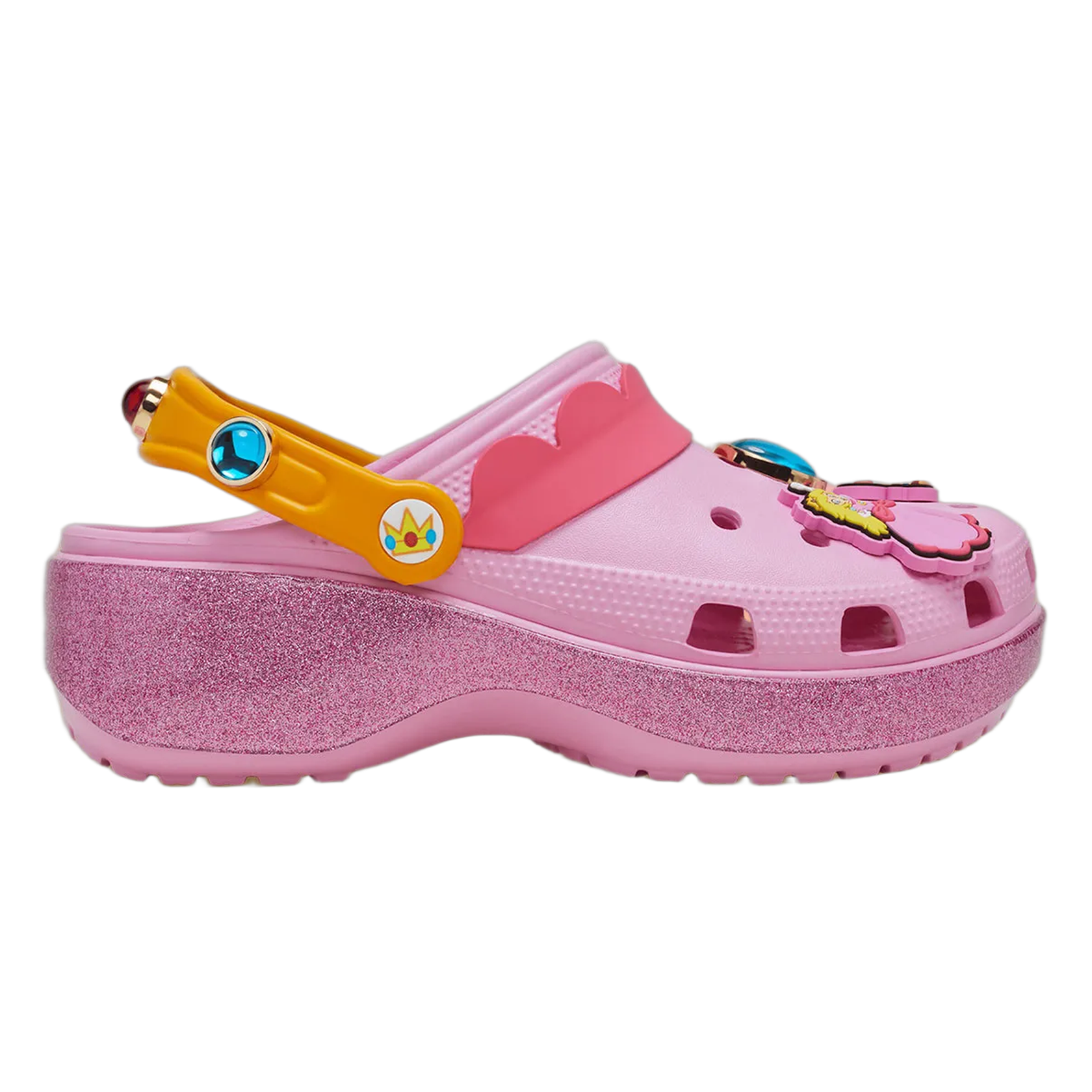Crocs Classic Platform Clog Super Mario Bros. Princess Peach (W) 212137-90H