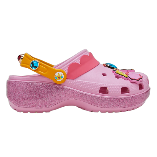 Crocs Classic Platform Clog Super Mario Bros. Princess Peach (W) 212137-90H