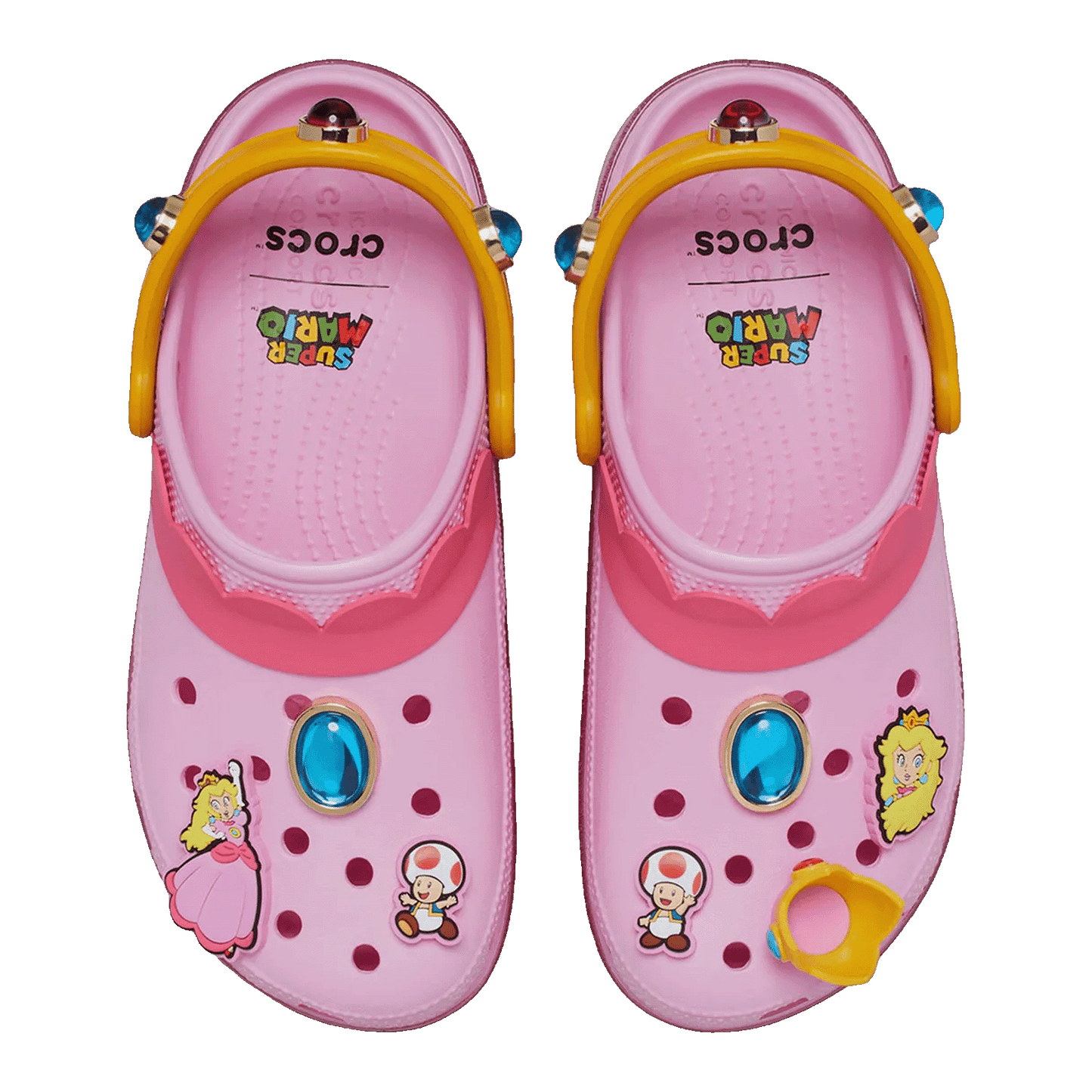 Crocs Classic Platform Clog Super Mario Bros. Princess Peach (W) Oben 212137-90H