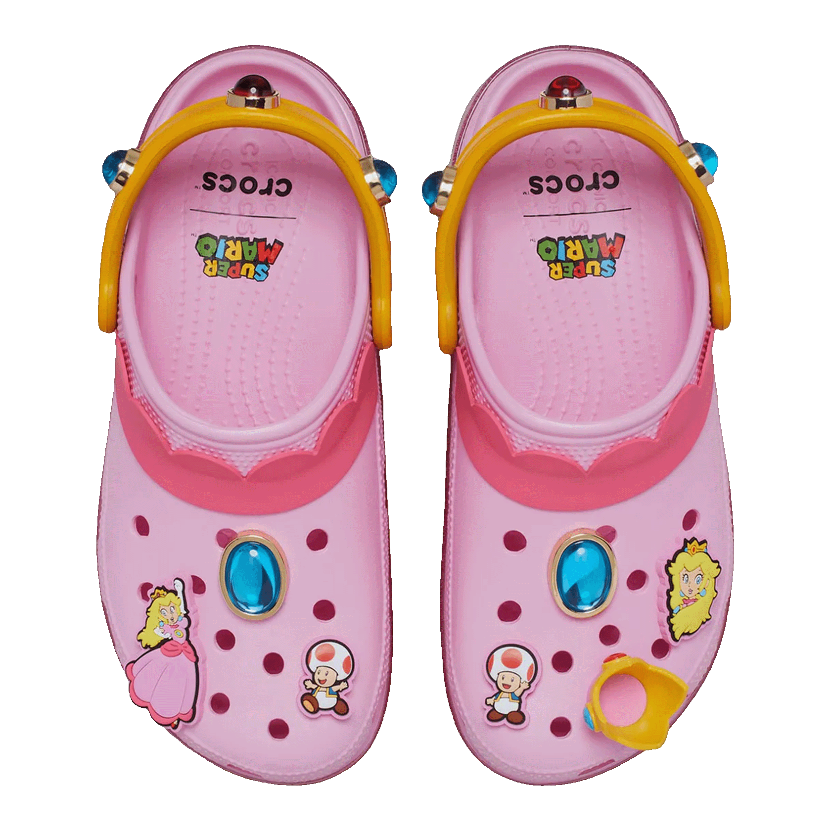 Crocs Classic Platform Clog Super Mario Bros. Princess Peach (W) Oben 212137-90H