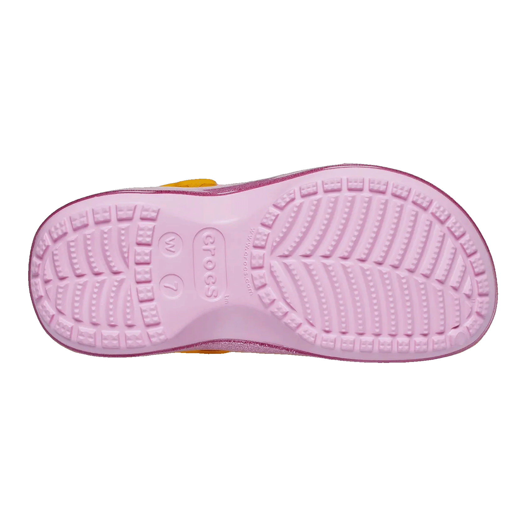 Crocs Classic Platform Clog Super Mario Bros. Princess Peach (W) Sohle 212137-90H