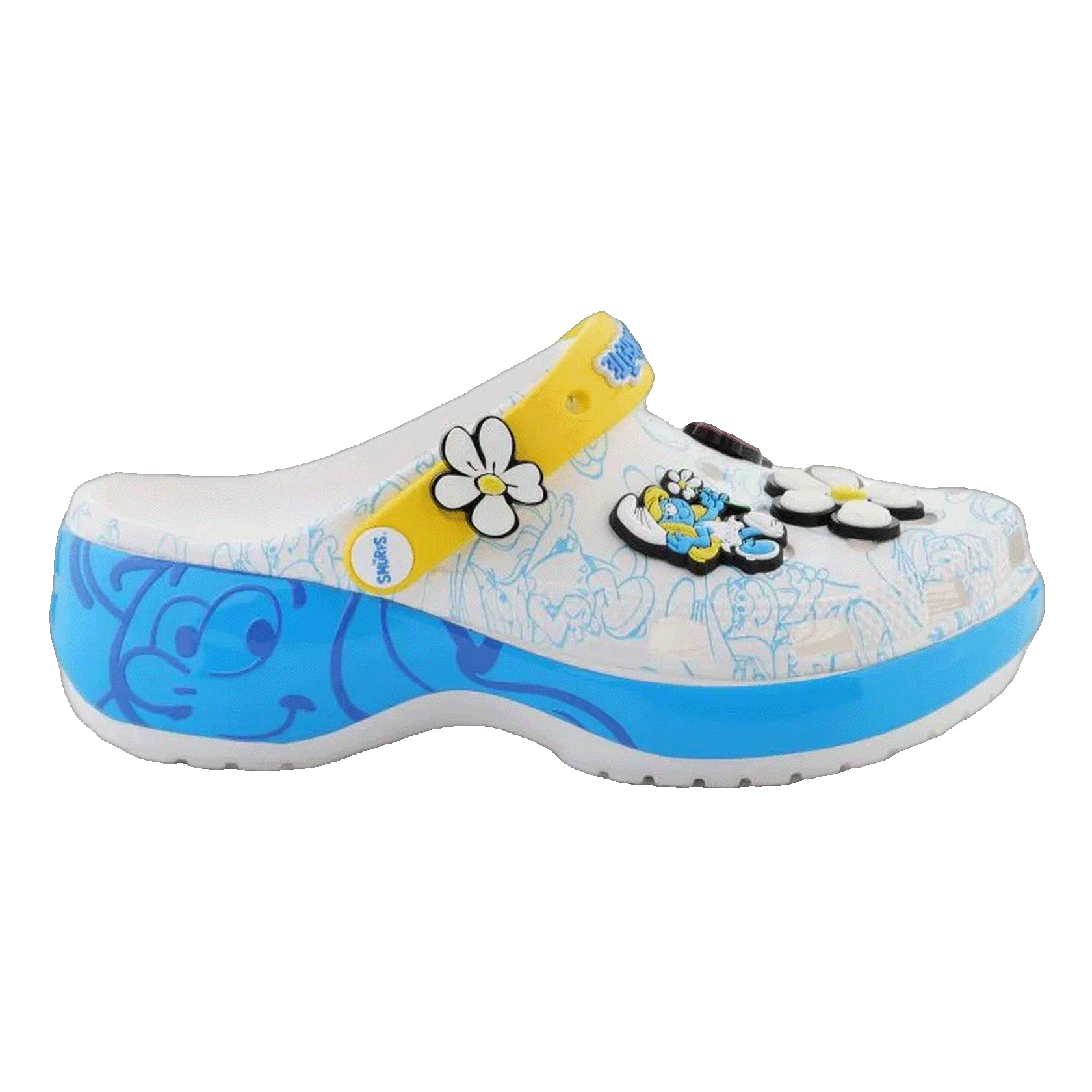 Crocs Classic Platform Clog The Smurfs (W)