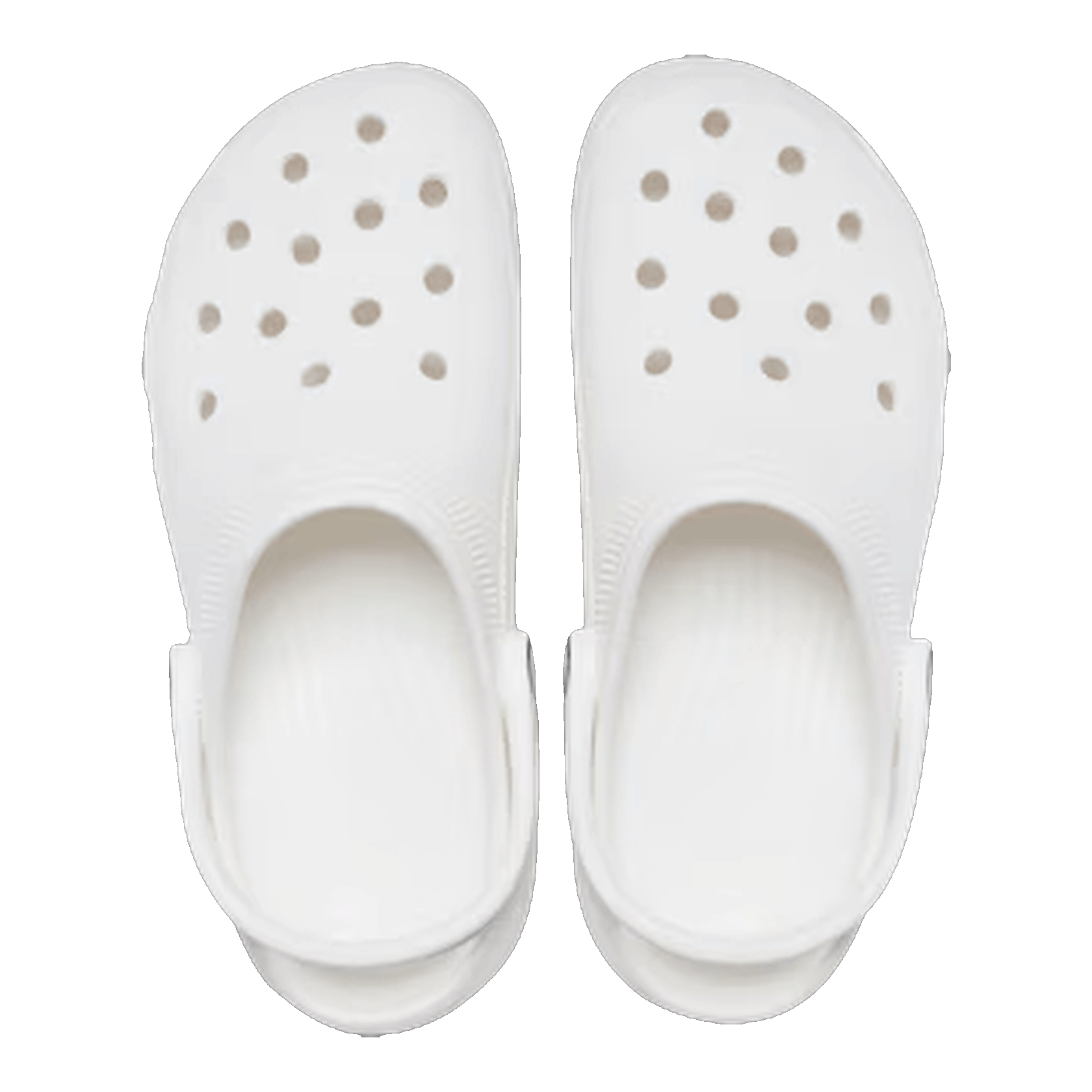 Crocs Classic Platform Clog White (W) Oben