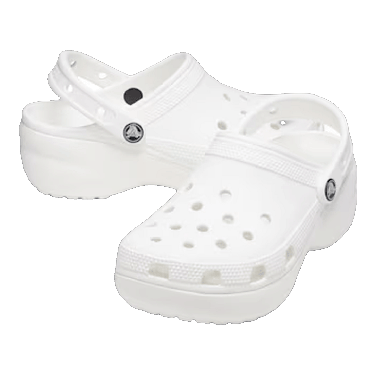 Crocs Classic Platform Clog White (W) Side