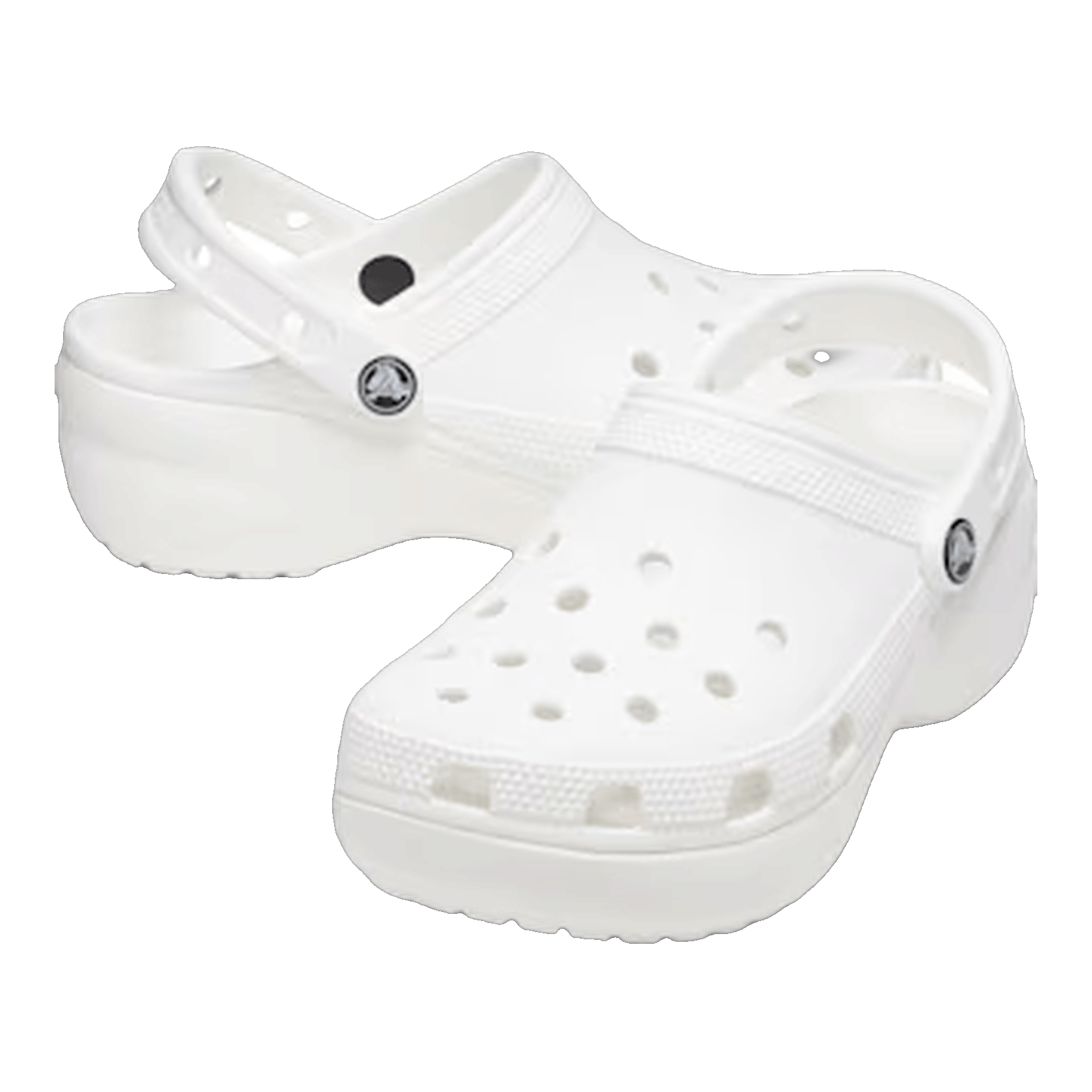 Crocs Classic Platform Clog White (W) Side