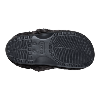 Crocs Classic Unfurgettable Boot Black Leopard Sohle