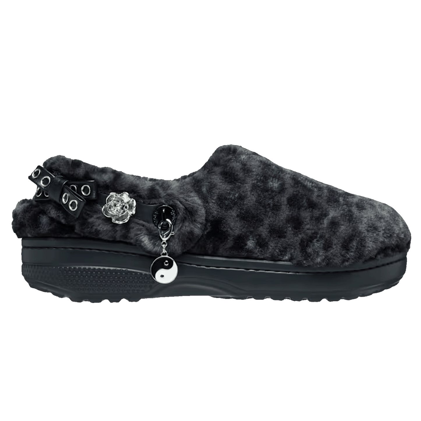 Crocs Classic Unfurgettable Clog Black Leopard