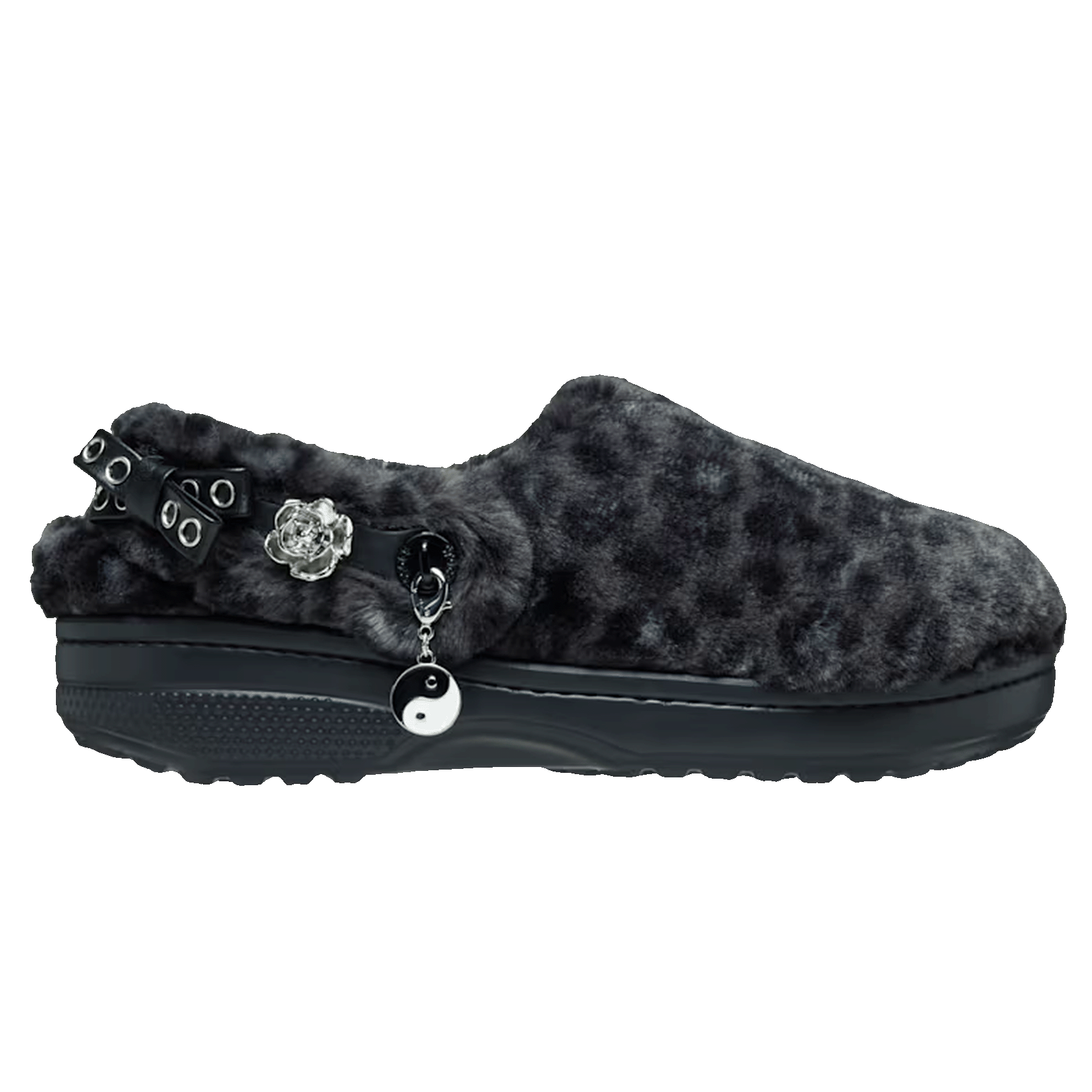 Crocs Classic Unfurgettable Clog Black Leopard