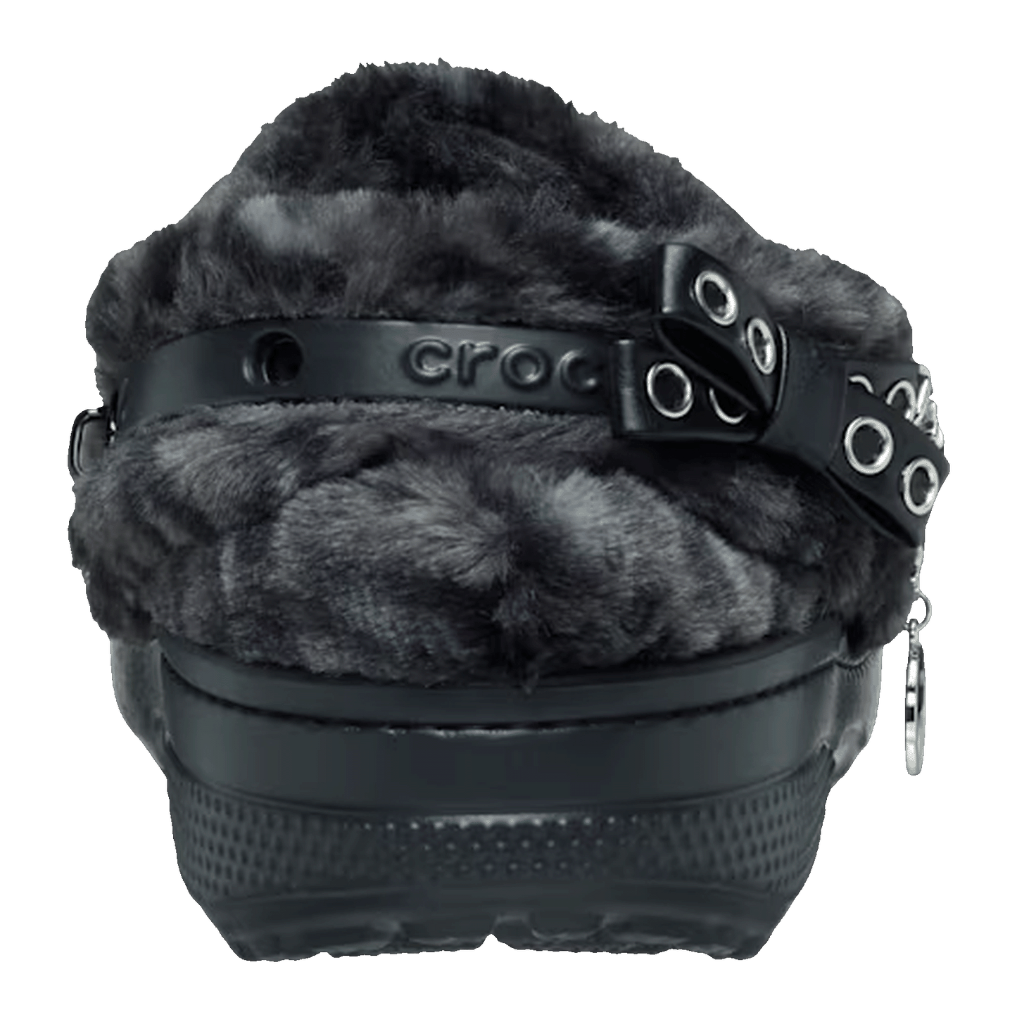 Crocs Classic Unfurgettable Clog Black Leopard Back