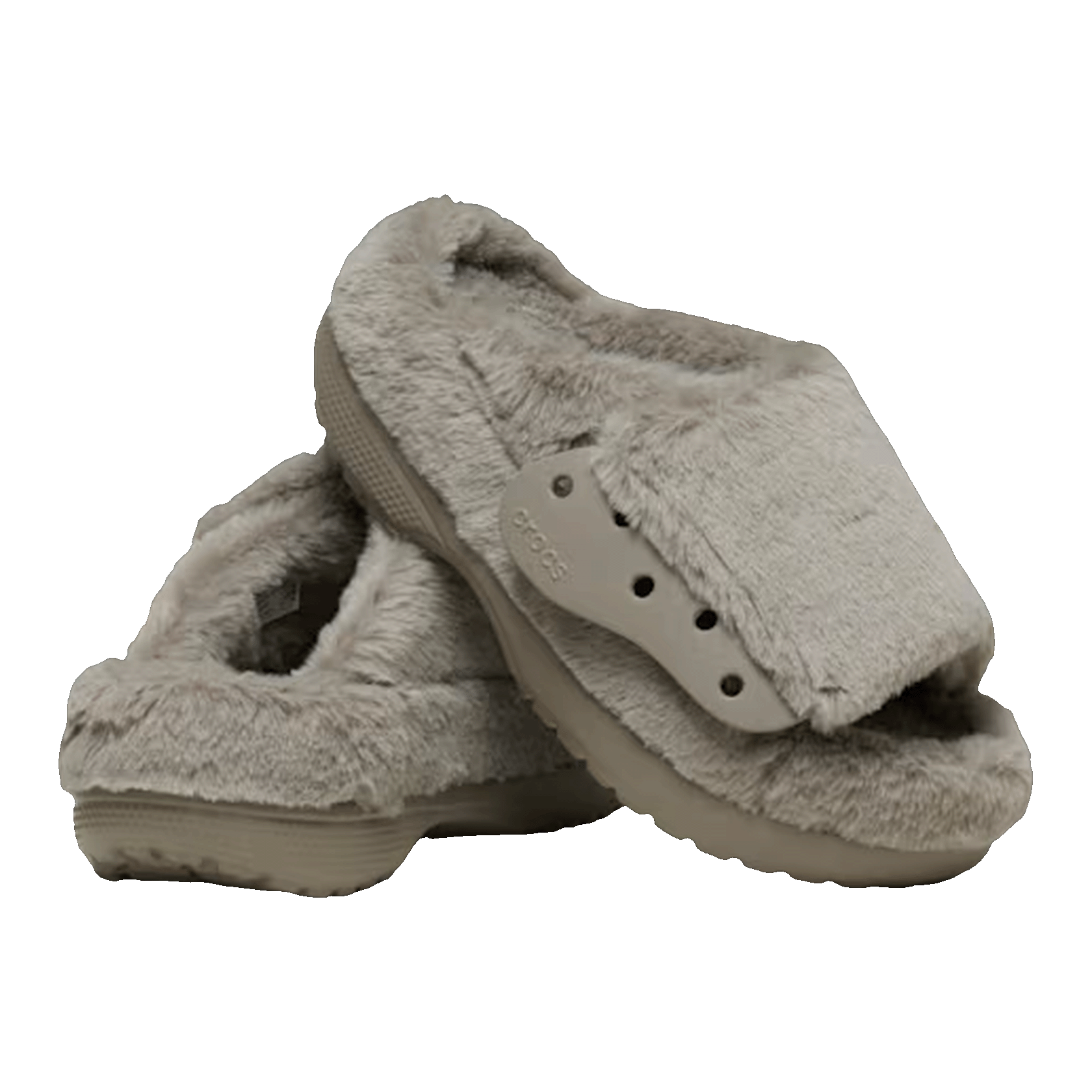 Crocs Classic Unfurgettable Slide Mushroom Side