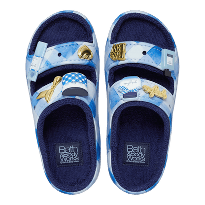 Crocs Cozzzy Sandal Bath & Body Works Blue Multi Oben