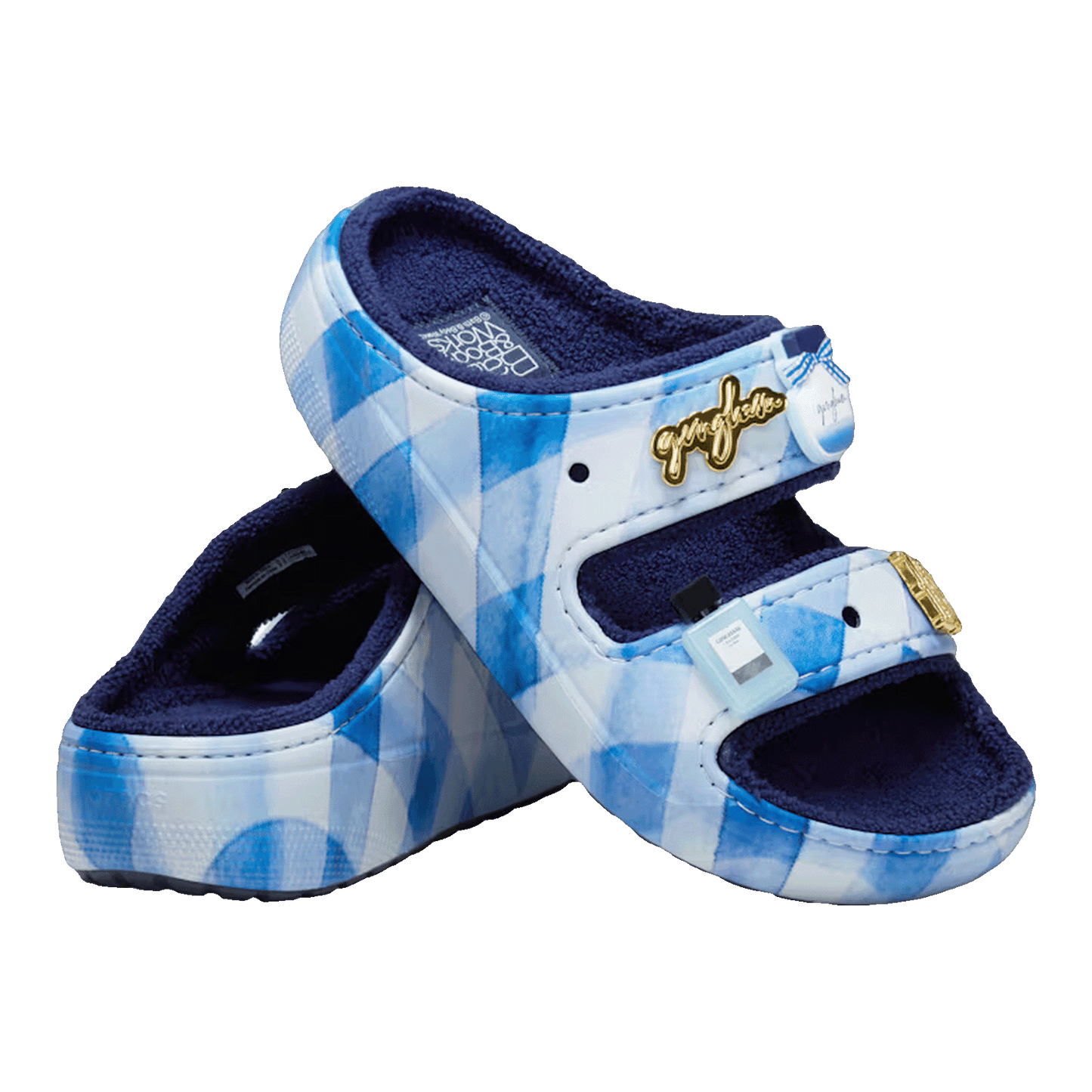 Crocs Cozzzy Sandal Bath & Body Works Blue Multi Side