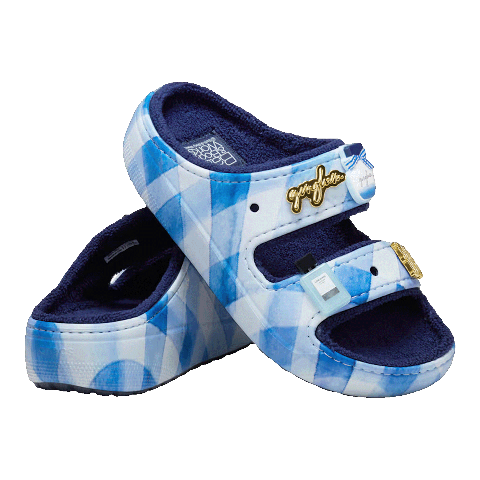 Crocs Cozzzy Sandal Bath & Body Works Blue Multi Side
