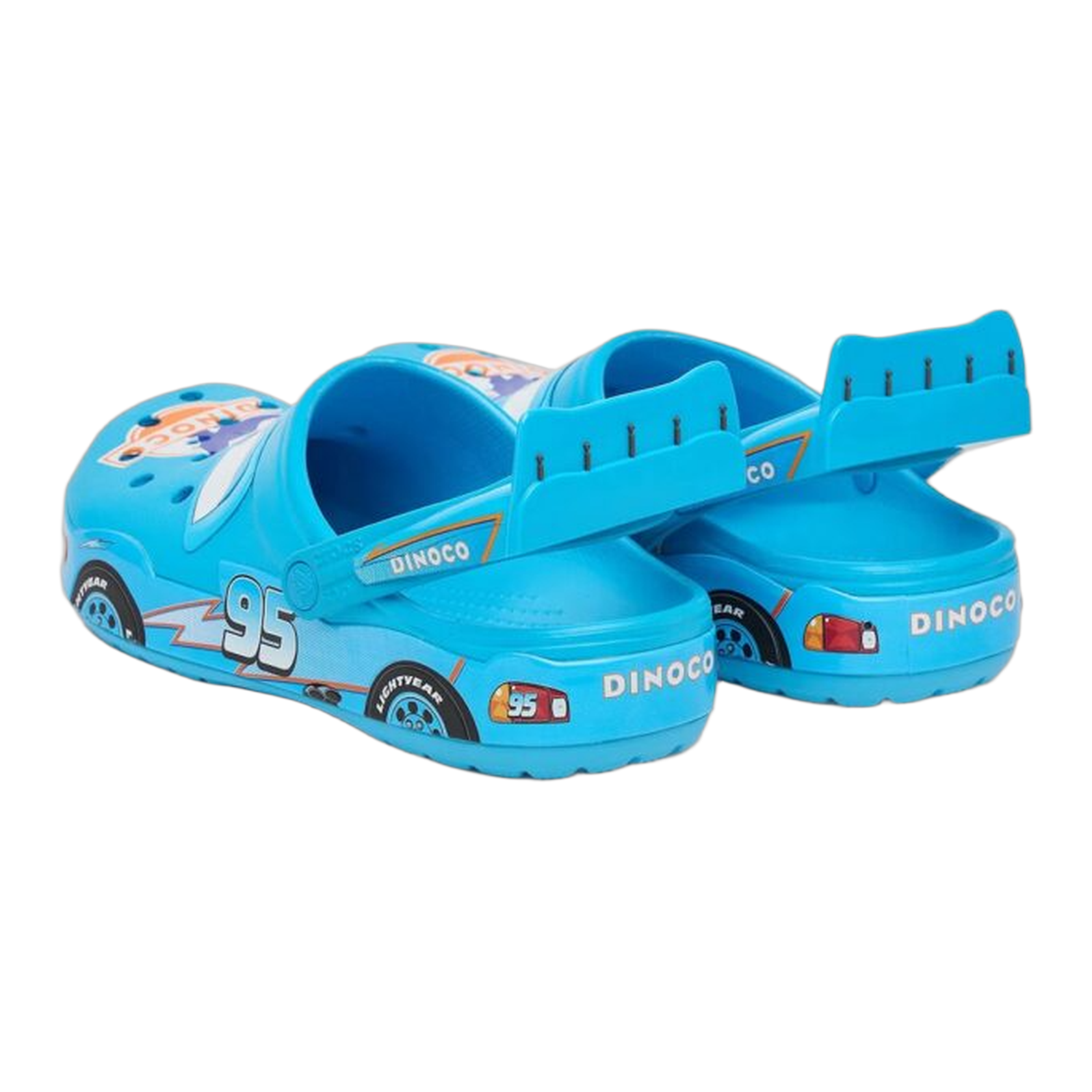 Crocs Crocband Clog Cars Lightning McQueen Dinoco Back 213582-90H
