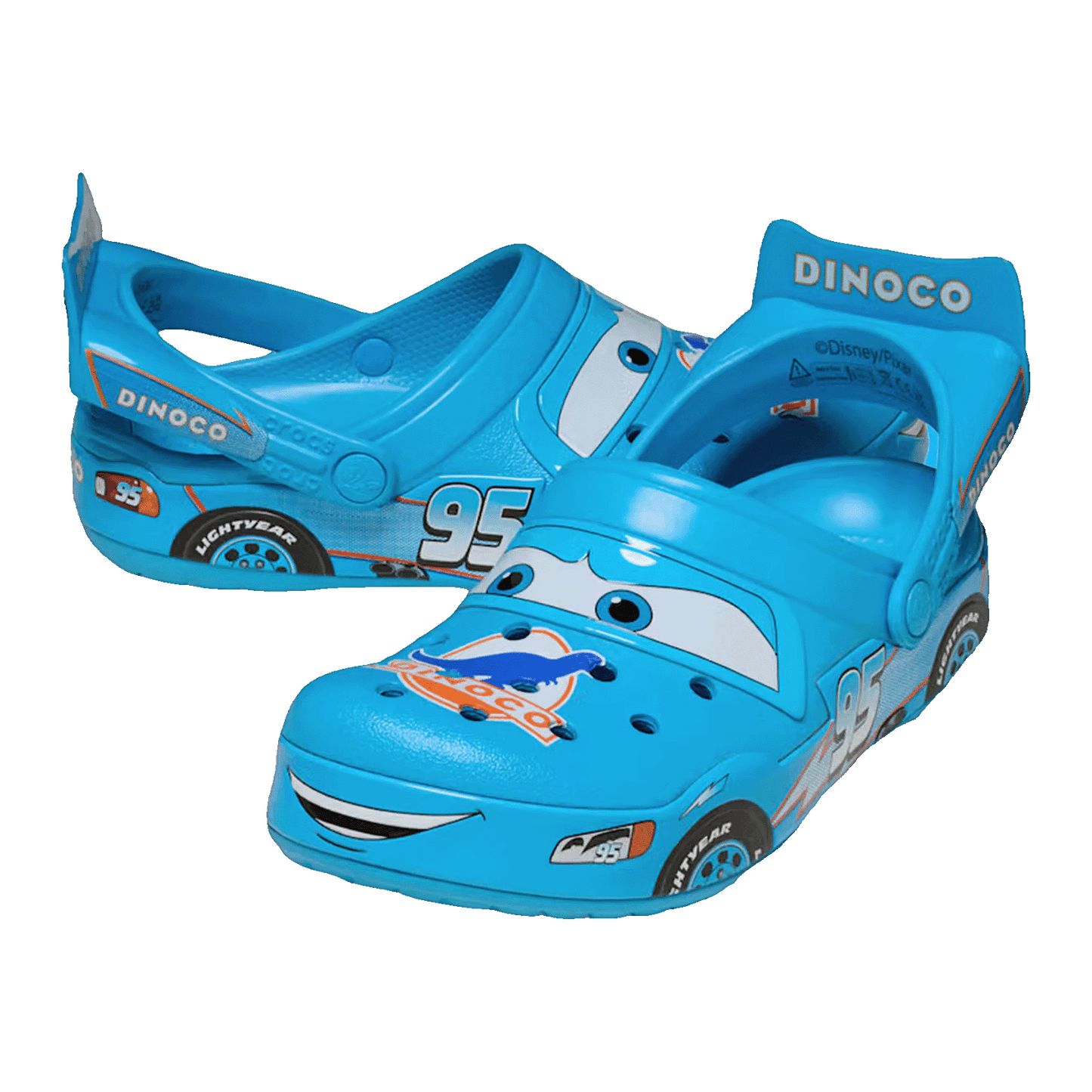 Crocs Crocband Clog Cars Lightning McQueen Dinoco (Kids) Side