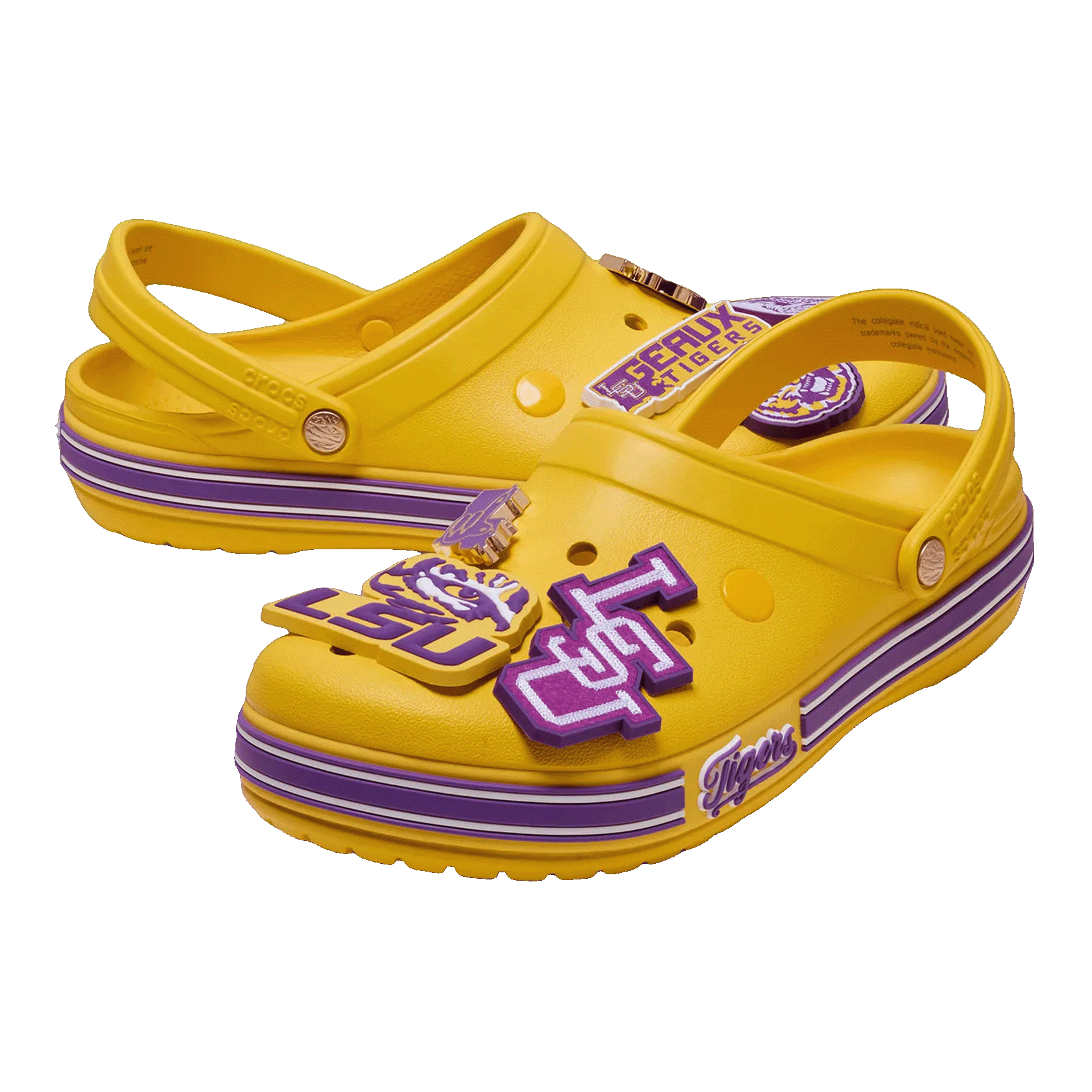 Crocs Crocband Clog LSU Tigers Side 213572-90H