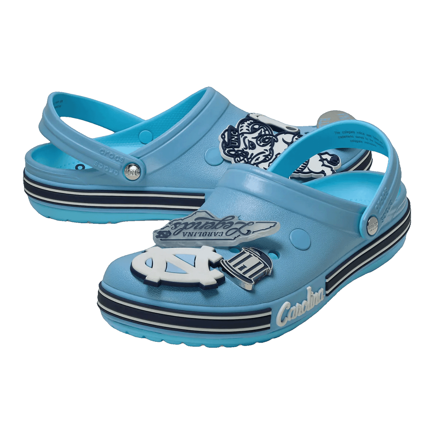 Crocs Crocband Clog UNC Tar Heels Side 213573-90H