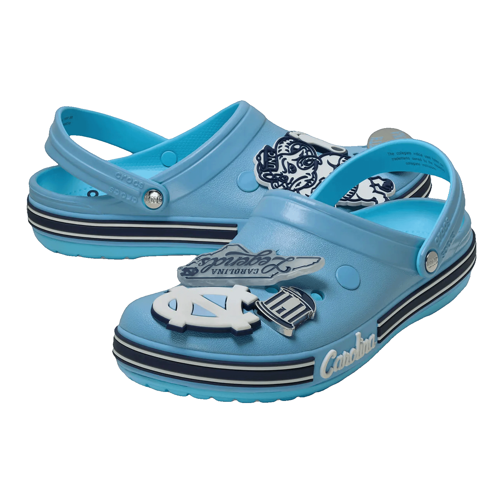Crocs Crocband Clog UNC Tar Heels Side 213573-90H