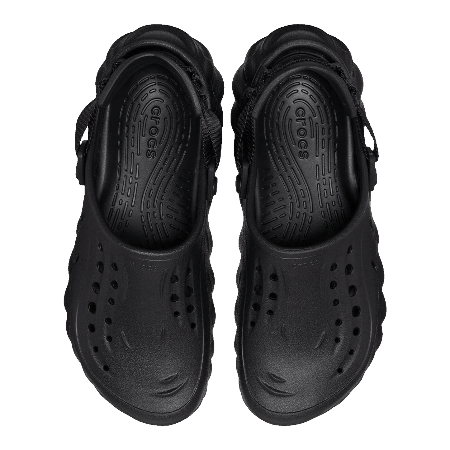 Crocs Echo Clog Black Oben