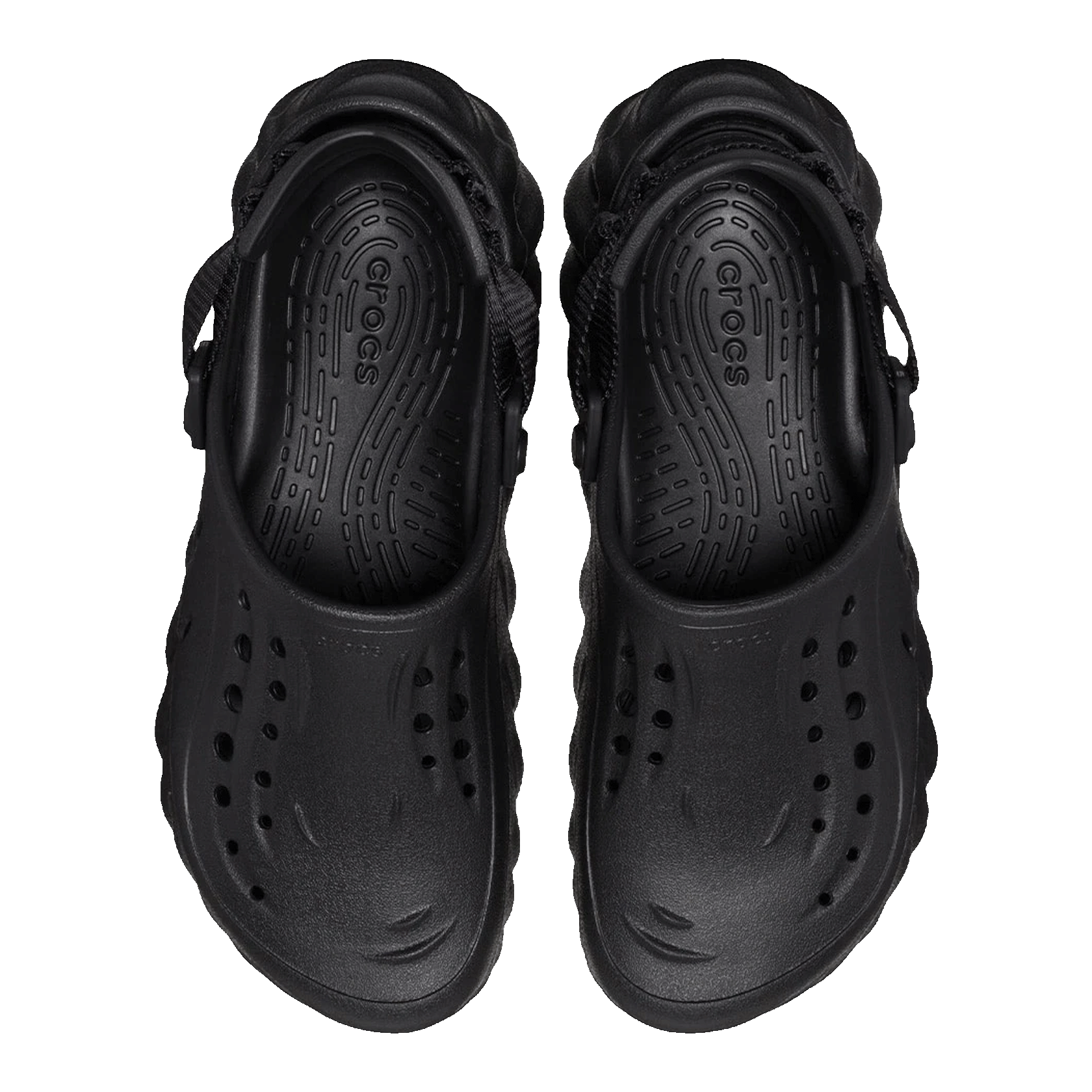 Crocs Echo Clog Black Oben
