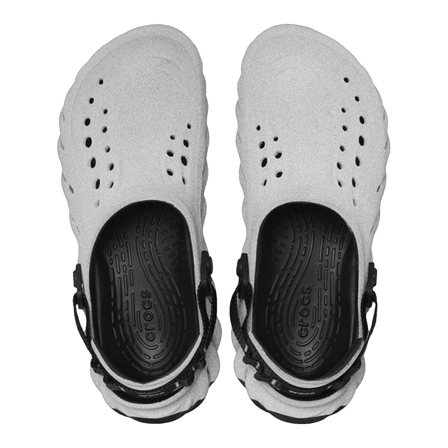 Crocs Echo Clog Black Reflective Oben