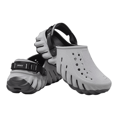 Crocs Echo Clog Black Reflective Side