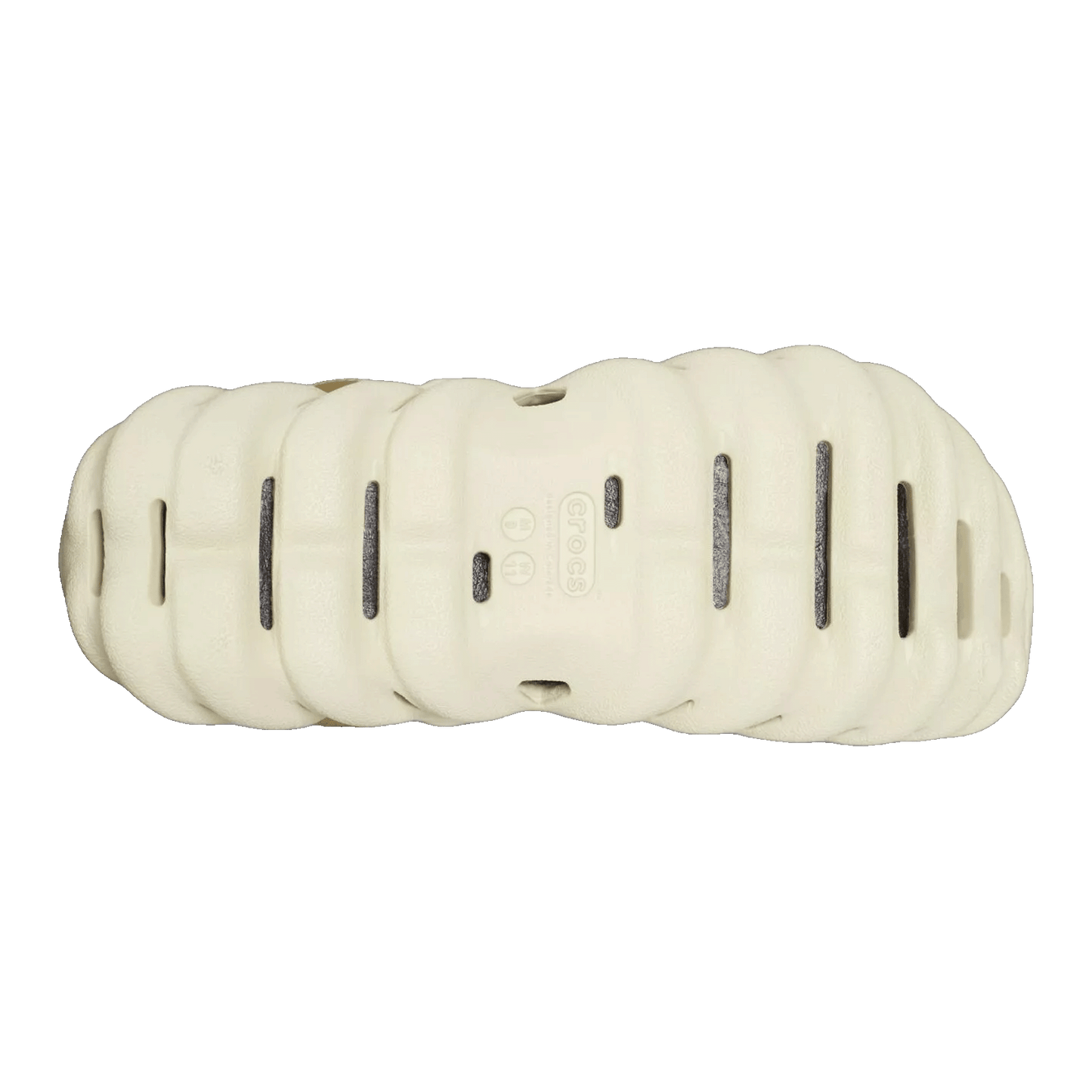 Crocs Echo Clog Bone Black Sohle