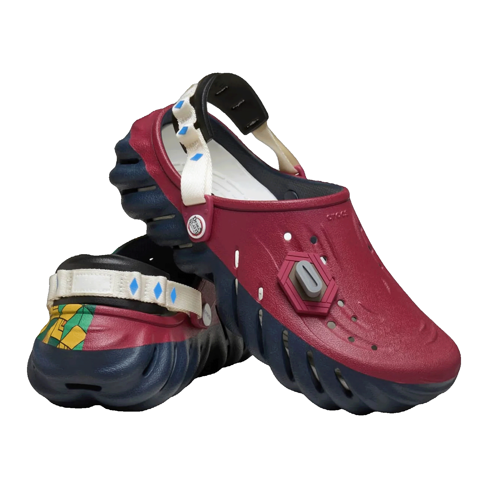 Crocs Echo Clog Demon Slayer Giyu Tomioka Side