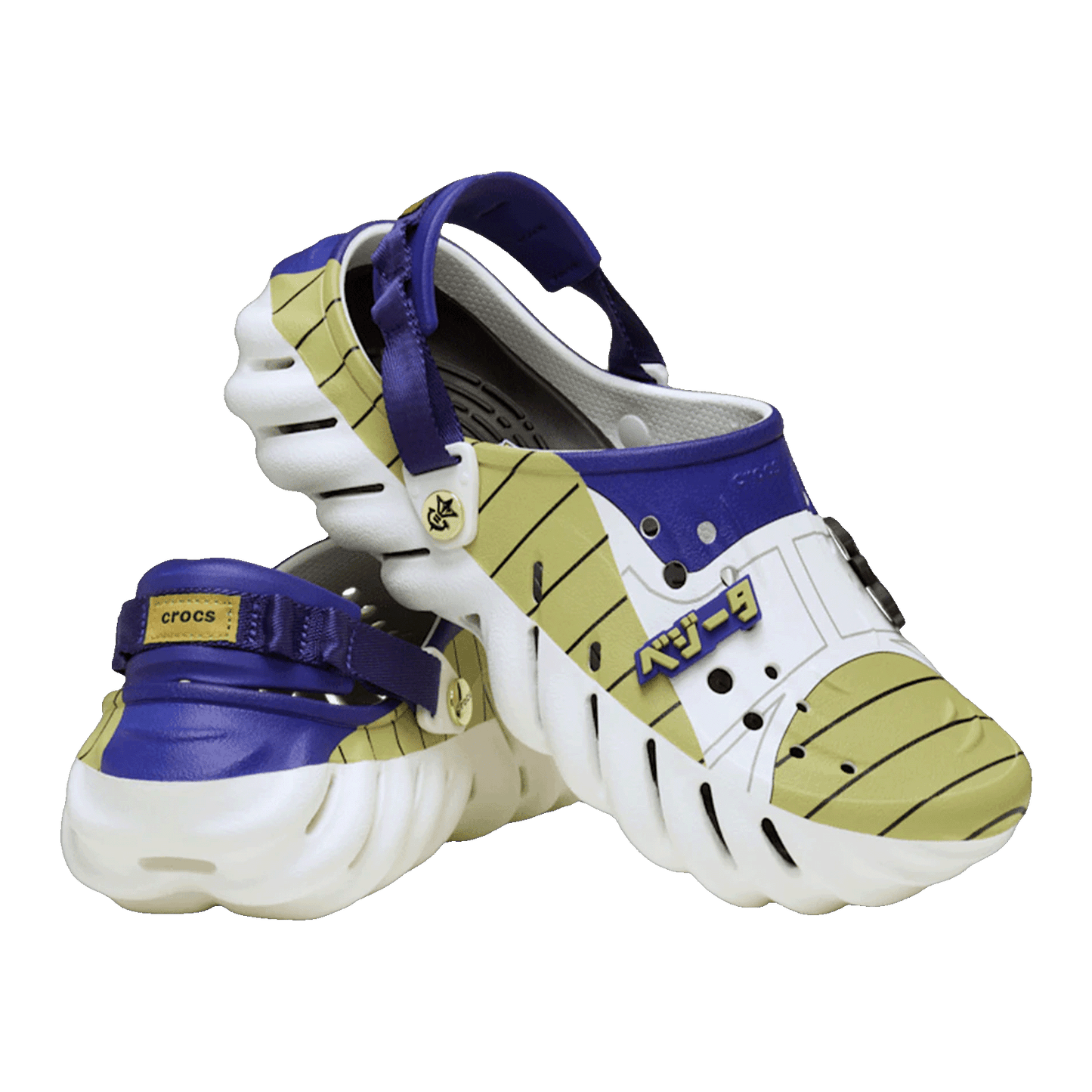 Crocs Echo Clog Dragon Ball Z Vegeta Side