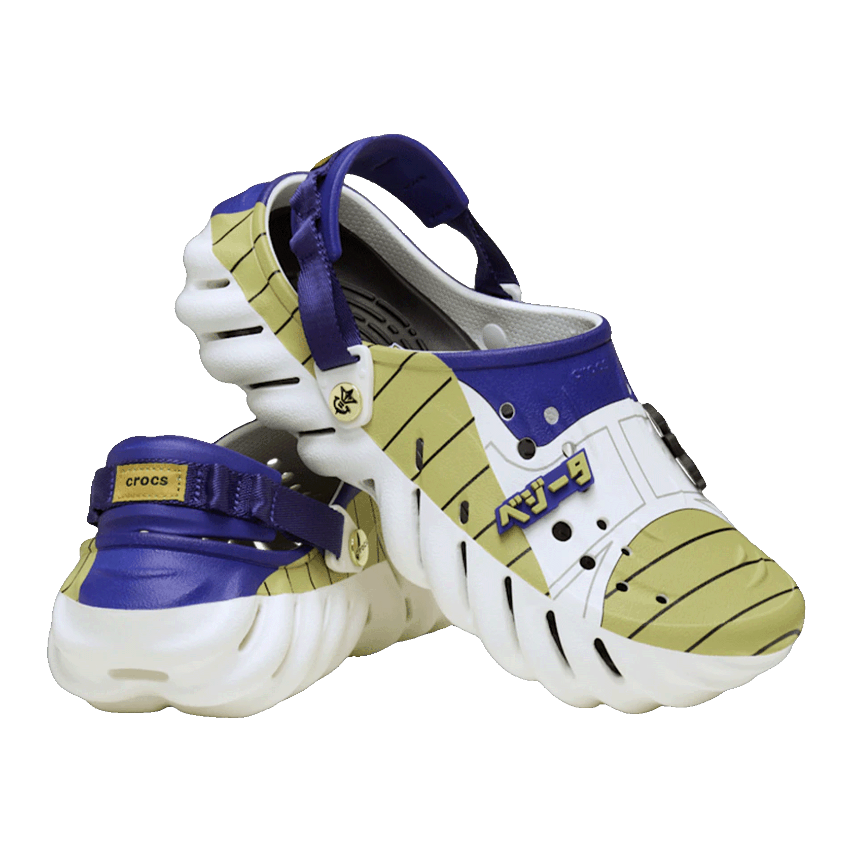 Crocs Echo Clog Dragon Ball Z Vegeta Side